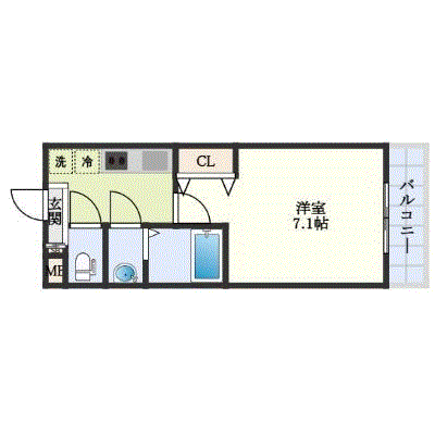 グッドステイ千里丘コア◇【ハイクラス・設備充実】の物件間取り図