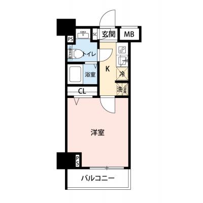 【🌷新生活応援キャンペーン🌷】【禁煙🚭/Wi-Fi無料🌐】マイナビSTAY川崎Nexus　802の物件間取り図