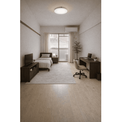  【名古屋市西区/庄内通駅/バストイレ別/洋室8帖】セントラルハイツ香呑 ファミマンの物件間取り図