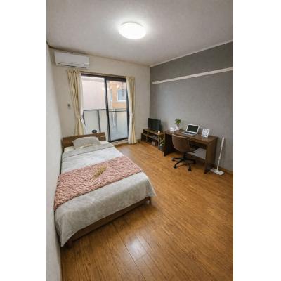 【三重県四日市市/赤堀駅徒歩約10分/バストイレ別/駐車場/洋室7.3帖】レクエルド城北 ファミマンの物件間取り図