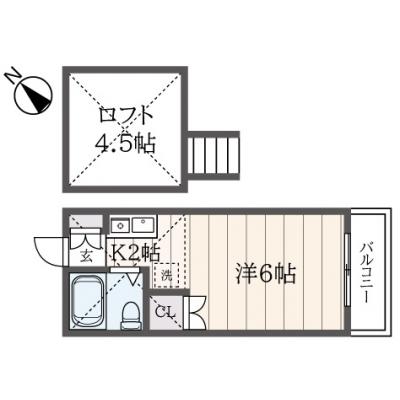 東都マンスリー　ドミールワダ【WiFi無料！京王よみうりランド駅徒歩10分！】の物件間取り図