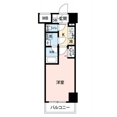 【🎉初期費用オフ｜お得なキャンペーン】【禁煙🚭/Wi-Fi無料🌐】マイナビSTAYお花茶屋水戸街道通り　1005の物件間取り図