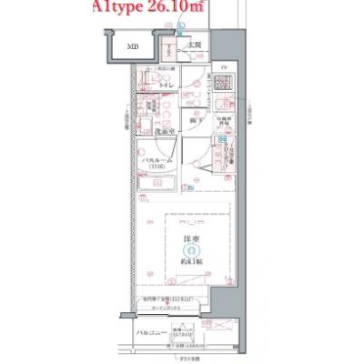 【🌷新生活応援キャンペーン🌷】【禁煙🚭/Wi-Fi無料🌐】マイナビSTAYお花茶屋水戸街道通り　1008の物件間取り図
