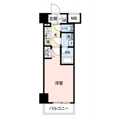 【🎉初期費用オフ｜お得なキャンペーン】【禁煙🚭/Wi-Fi無料🌐】マイナビSTAYお花茶屋水戸街道通り　1009の物件間取り図