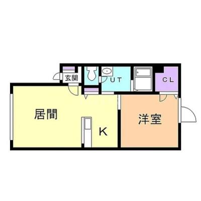 【新規OPEN】COSOJIマンスリー千歳末広｜ネット無料★駐車場あり★バス・トイレ別の物件間取り図