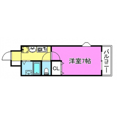 【駐車場有🚙】羽倉崎駅から徒歩5分✨家具家電完備で即入居可能🐈🐰🌈の物件間取り図