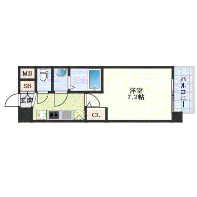 グッドステイ京都二条エステムコート◆【ハイクラス・Wi-Fi対応・設備充実】の物件間取り図