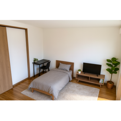 【京都市下京区／東福寺駅徒歩9分／JR京都駅徒歩13分／地下鉄京都駅徒歩10分／バストイレ別／角部屋／Wi‑Fiあり】夢ゾン鴨川の物件間取り図