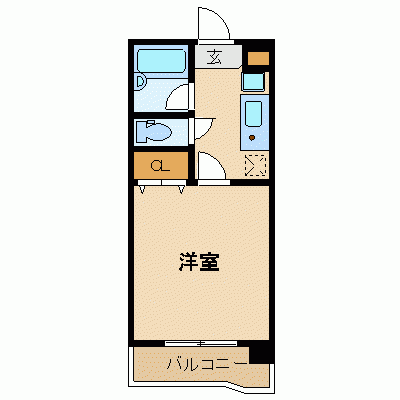 OneLife仙台泉中央パークサイド【★バストイレ別、オートロック付】の物件間取り図