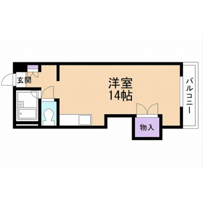 【新規OPEN】COSOJIマンスリー スイーズS4｜ネット無料★大通りすすきの徒歩圏内★バス・トイレ別の物件間取り図