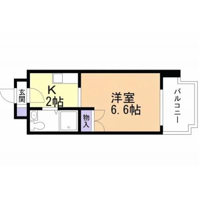 【新規OPEN】COSOJIマンスリーあおばビルN25｜ネット無料★最上階眺望★北大近く★アクセス◎の物件間取り図