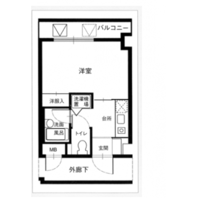 【🌷新生活応援キャンペーン🌷】【禁煙🚭/Wi-Fi無料🌐】マイナビSTAYミライエ池袋明治通り　602の間取り図
