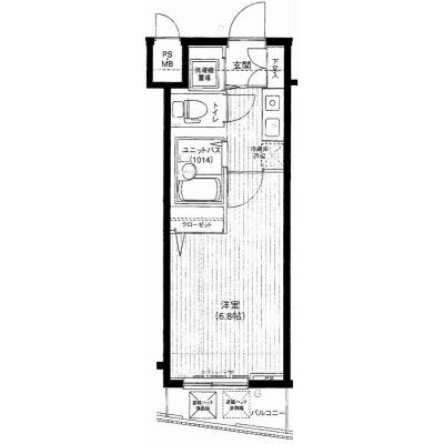 GTNStay日本橋Ⅲ(メインステージ日本橋小伝馬町)の物件間取り図