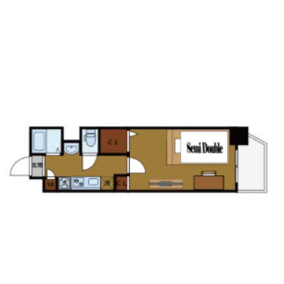 BraTTo錦糸町【駅近🐋】オートロックなどの防犯設備完備で禁煙タイプのお部屋👍の物件間取り図