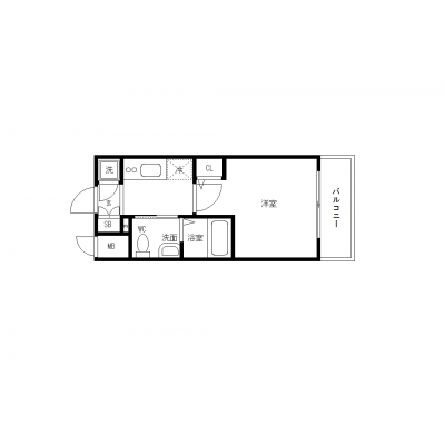 OneLife上福島公園前【▼駅徒歩4分・浴室乾燥機付き】の間取り図