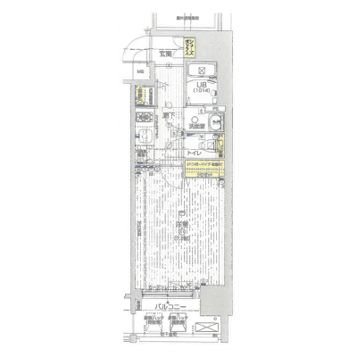FRマンスリー谷町四丁目　★『谷町四丁目』駅　徒歩４分★の物件間取り図