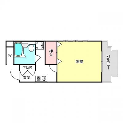 💃💖【コンビニ徒歩すぐ◎】🚶‍♀️‍➡️✨オートロック付き🔏オール電化💫飲食店も近🍜💓💓【駐車場有🚙】の物件間取り図