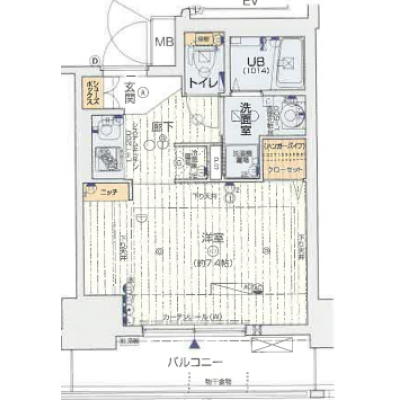 フリーステイ桜川　★最寄り駅まで徒歩１分★　★『なんば』駅まで１駅２分★の物件間取り図