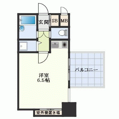 OneLife博多プラザ【★オートロック・バストイレ別】の物件間取り図