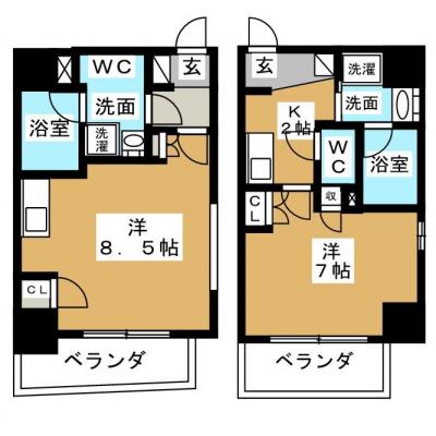 ミニステイ　アーバン錦　【伏見駅 徒歩4分】の間取り図