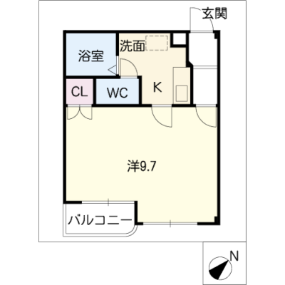 アルDEスリーみえ川越の物件間取り図