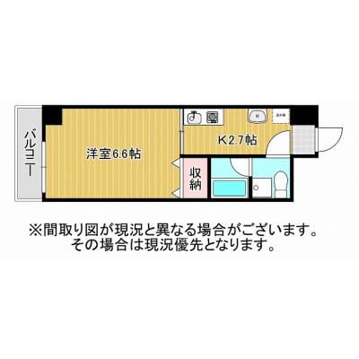 ★Wi-Fi無料★静岡駅徒歩17分【静岡駅前N12】の間取り図