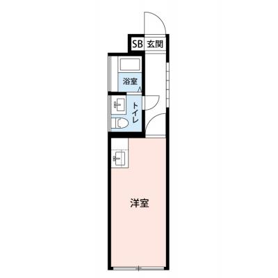 【🎉初期費用オフ｜お得なキャンペーン】【禁煙🚭/Wi-Fi無料🌐】マイナビSTAY大山駅東口　203の物件間取り図