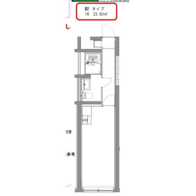 【🎉初期費用オフ｜お得なキャンペーン】【禁煙🚭/Wi-Fi無料🌐】マイナビSTAY大山駅東口　302の物件間取り図