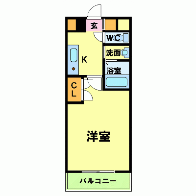 OneLife博多呉服町駅前【★オートロック付、駅徒歩2分の好立地！】の物件間取り図