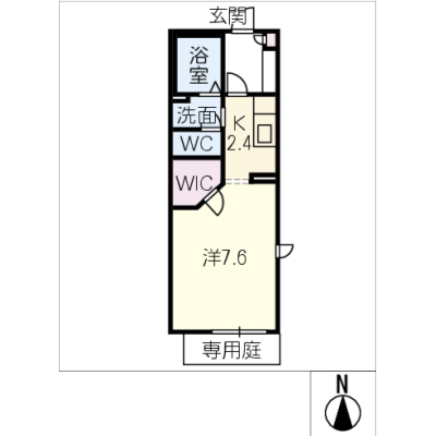アルDEスリー大府　B202の間取り図