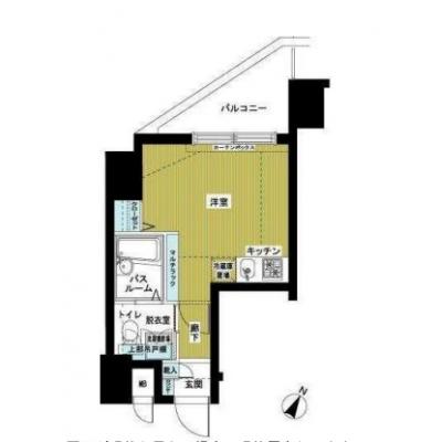 【🌷新生活応援キャンペーン🌷】【禁煙🚭】マイナビSTAYミライエ渋谷本町　607の間取り図