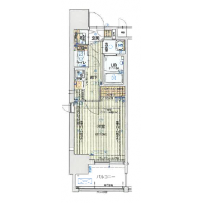 FRマンスリー南堀江の物件間取り図