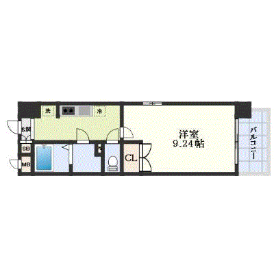グッドステイ寺町駅東30ビル■【ハイクラス・設備充実】の物件間取り図