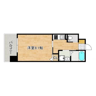 SOL南竹屋（築浅でハイグレードマンション！ネット無料、オートロック、エレベーター付きです！）の物件間取り図