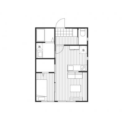 【3/15利用開始】薩摩川内市ネクステージ｜広々1LDK・ネット無料・浴室乾燥＆追焚の物件間取り図