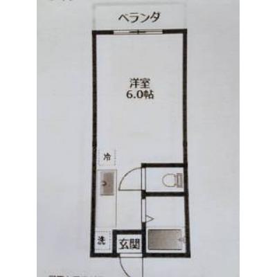 駅近！家具家電付き！最短翌日入居可能！TM153 305号室の物件間取り図