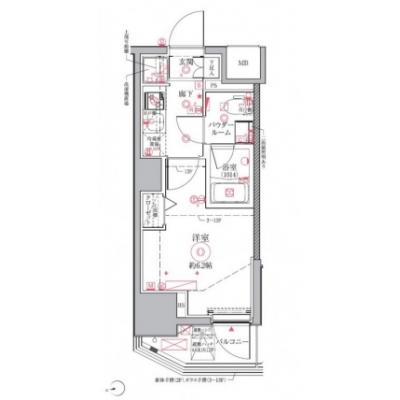 【60日以上の利用でお得🌈】【禁煙🚭/Wi-Fi無料🌐】マイナビSTAYモンターニュ川口　301の間取り図