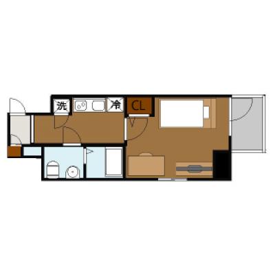 BraTTo本町ステーションフロント【仮住まいの方🔍】本町駅徒歩3分圏内賃料2400円お得物件💰の物件間取り図