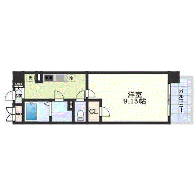 グッドステイ稲荷駅南31ビル★【ハイクラス・設備充実】の物件間取り図