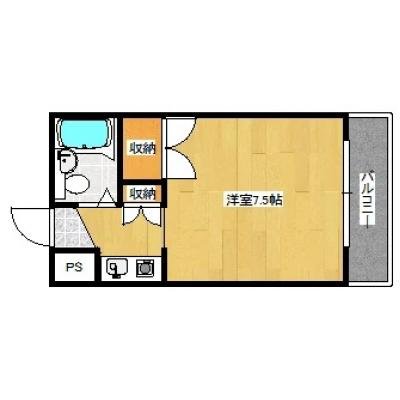 ウエストコート　３０１（希少な五日市エリア物件！駐車場付き！ネット無料です！）の物件間取り図