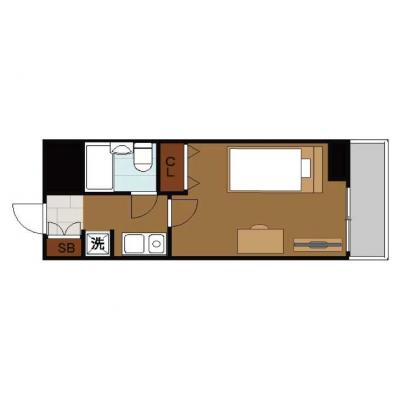 BraTToなんば【冬限定⛄法人様キャンペーン！】｜家具家電一式｜出張歓迎｜の間取り図