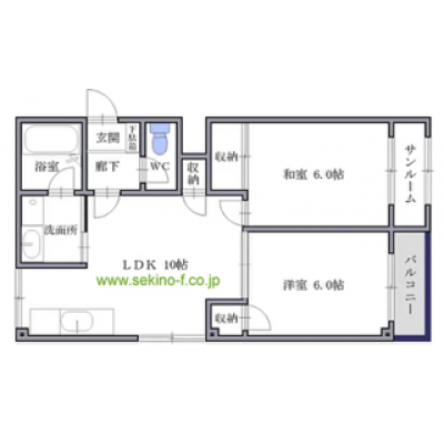 家具家電付！保証人不要！最短翌日入居可能！TM143　102号室の間取り図