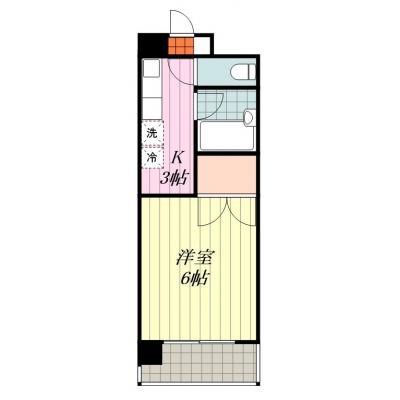 Ｓマンスリー城北Ⅱ（2-6）【屋根付駐車場確保・ネット無料・スーパー隣】の物件間取り図