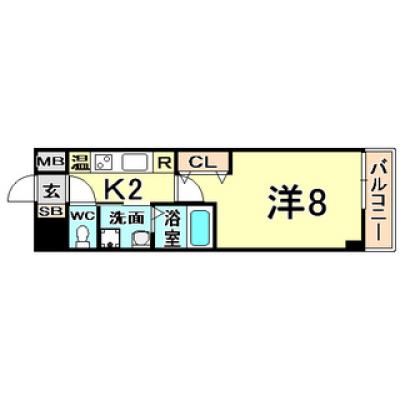 トラスト尼崎1【商店街近くで買物便利♪阪神尼駅徒歩圏内】の間取り図