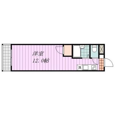 Ｓマンスリー南斎院Ⅱ（2-6）【駐車場確保・ネット無料・コンビニ、スーパー徒歩圏内】の間取り図