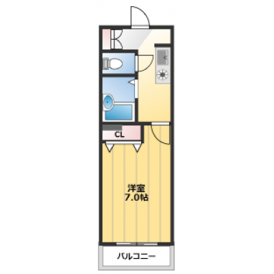 【キャンペーン価格適用中！】リスポーン川越15【川越駅 徒歩9分！無料Wi-Fi付、オートロック付】の間取り図