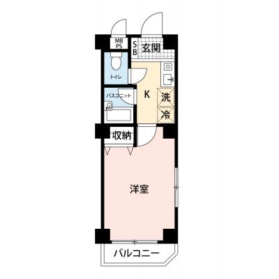 【🌷新生活応援キャンペーン🌷】【禁煙🚭】マイナビSTAYミライエ品川大井町　301の間取り図