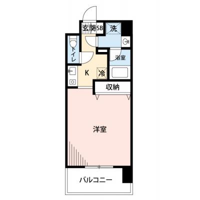 【🌷新生活応援キャンペーン🌷】【禁煙🚭】マイナビSTAYフォレスト茗荷谷【仮称】　202の間取り図