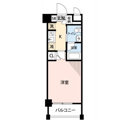 【🎉初期費用オフ｜お得なキャンペーン】【禁煙🚭/Wi-Fi無料🌐】マイナビSTAY大森西5丁目　603の間取り図