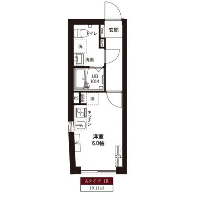 【🌷新生活応援キャンペーン🌷】【禁煙🚭】マイナビSTAYレピュア磯子駅前レジデンス【仮称】　402の間取り図